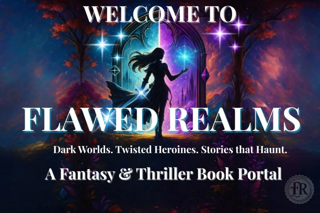 Dark fantasy portal with glowing magic - Welcome to Flawed Realms blog