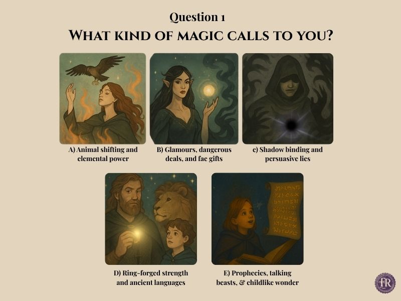 Question 1: What Kind of Magic Calls to You? Which Fantasy Book Realm Do You Belong In Quiz, Flawed Realms